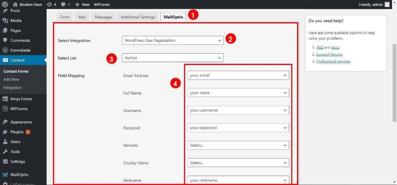 Các bước tạo register form