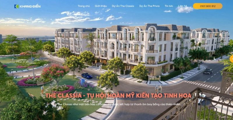 Các mẫu landing page bất động sản miễn phí