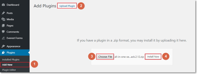 Cách cài đặt plugin