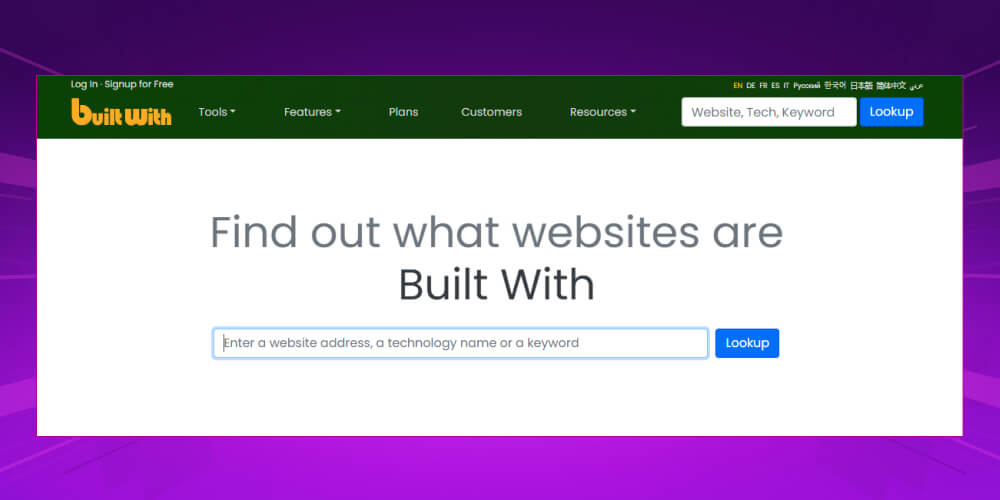 Cách kiểm tra website viết bằng ngôn ngữ gì?