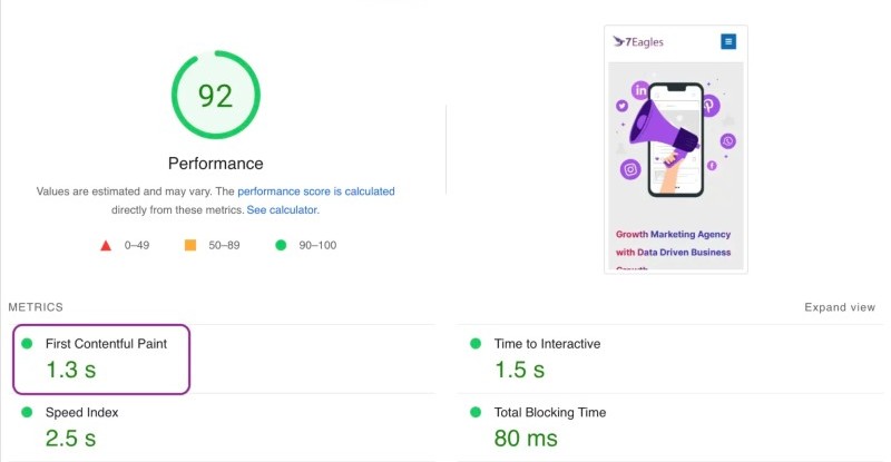 Chỉ số First Contentful Paint là gì? Chỉ số First Contentful Paint là gì?
