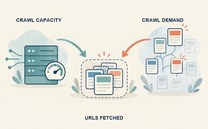 Crawl capacity limit và crawl demand Crawl capacity limit và crawl demand
