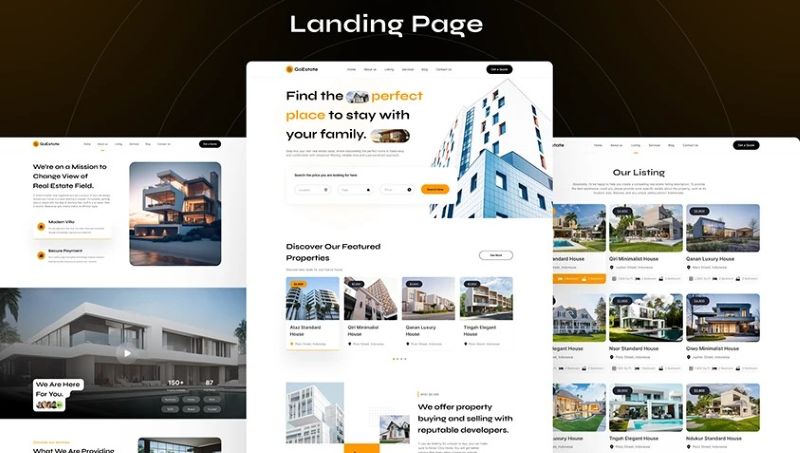 Dịch vụ thiết kế landing page bất động sản