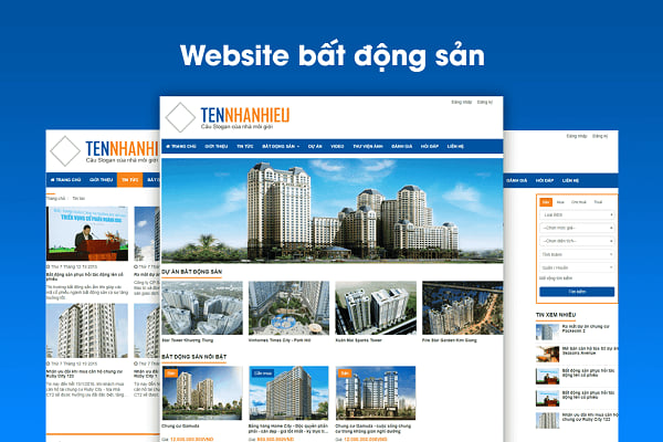 dịch vụ thiết kế web bất động sản
