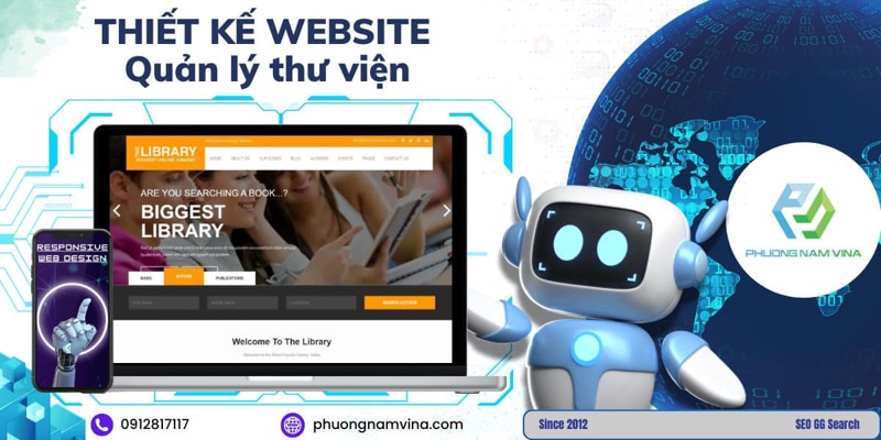 Dịch vụ thiết kế web quản lý thư viện Dịch vụ thiết kế web quản lý thư viện