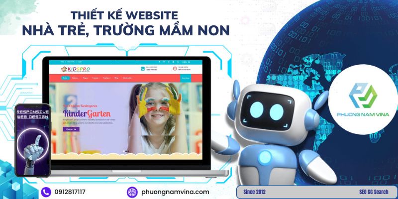 Dịch vụ thiết kế website nhà trẻ Dịch vụ thiết kế website nhà trẻ