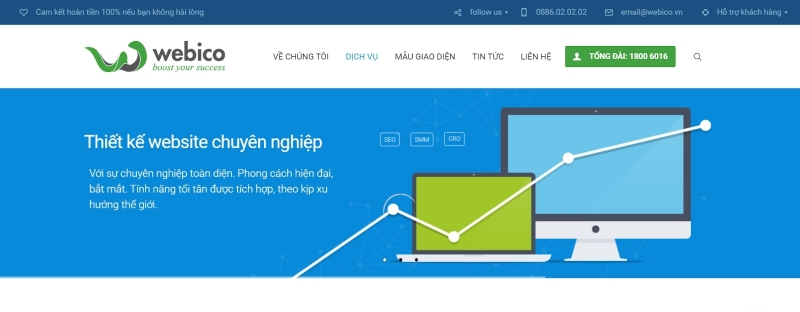 Đơn vị thiết kế website TPHCM