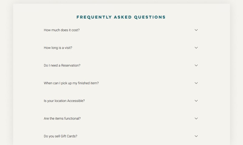 FAQ website