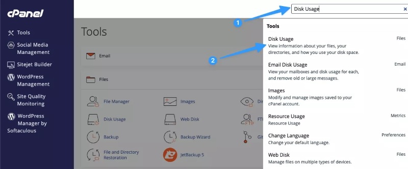 Kiểm tra dung lượng hosting Kiểm tra dung lượng hosting