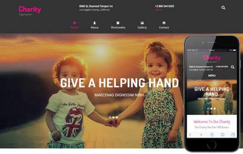 Làm website tổ chức từ thiện