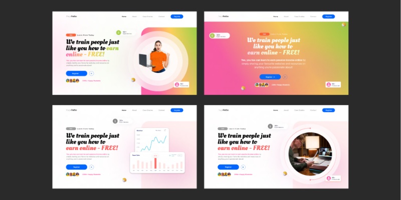 Landing page bán hàng mẫu Landing page bán hàng mẫu