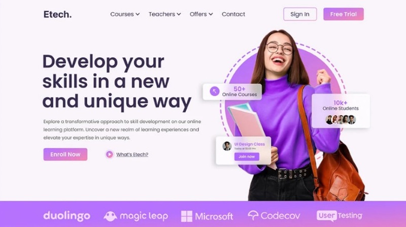 Landing page bán khóa học Landing page bán khóa học