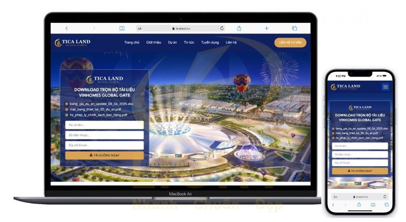 Landing page bất động sản: Tham khảo các mẫu chuyển đổi cao