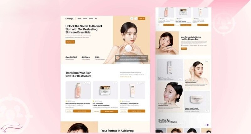 Landing page mỹ phẩm là gì? Landing page mỹ phẩm là gì?