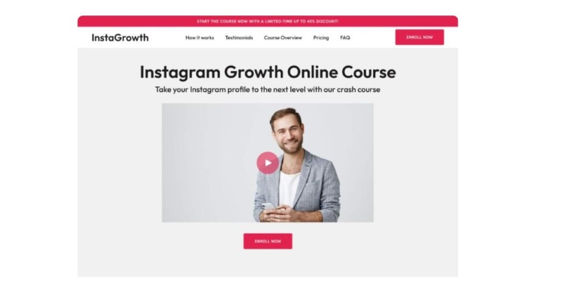Mẫu landing page bán khóa học Mẫu landing page bán khóa học
