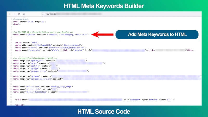 Meta keyword tag Meta keyword tag