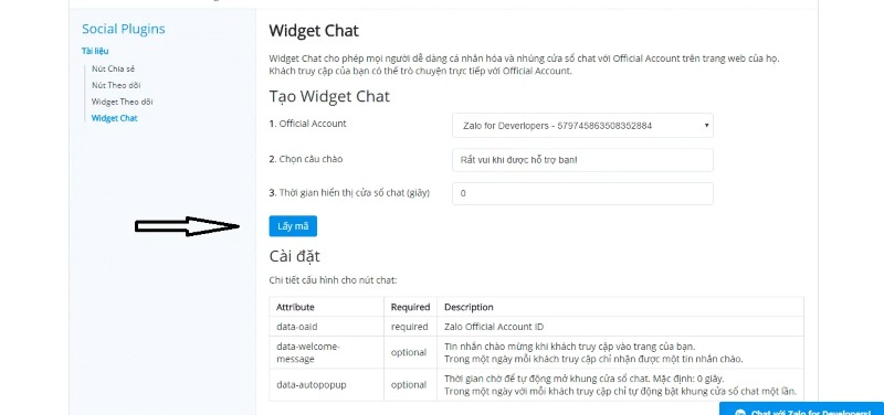 Nhúng zalo vào web Nhúng zalo vào web