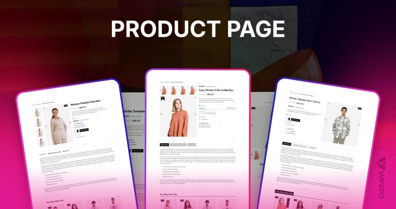 Product page template