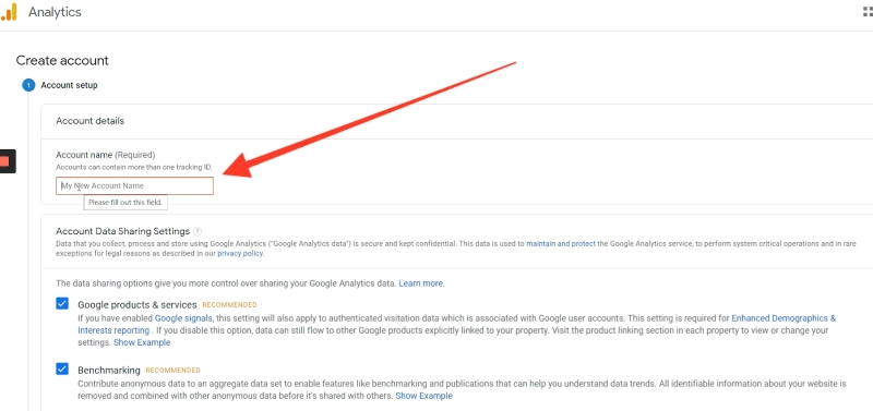 Tạo tài khoản Google Analytics 4 Tạo tài khoản Google Analytics 4