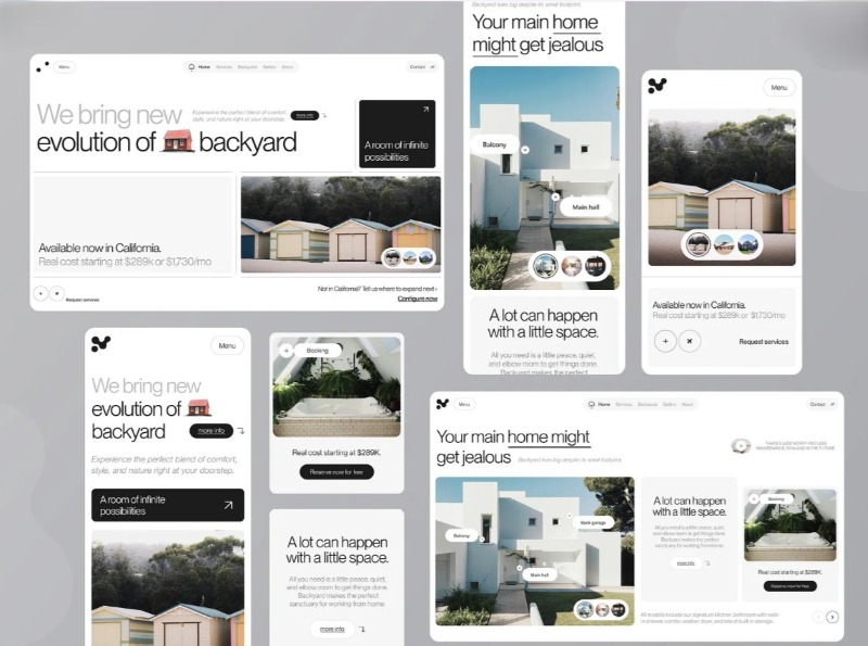 Thiết kế các mẫu landing page bất động sản