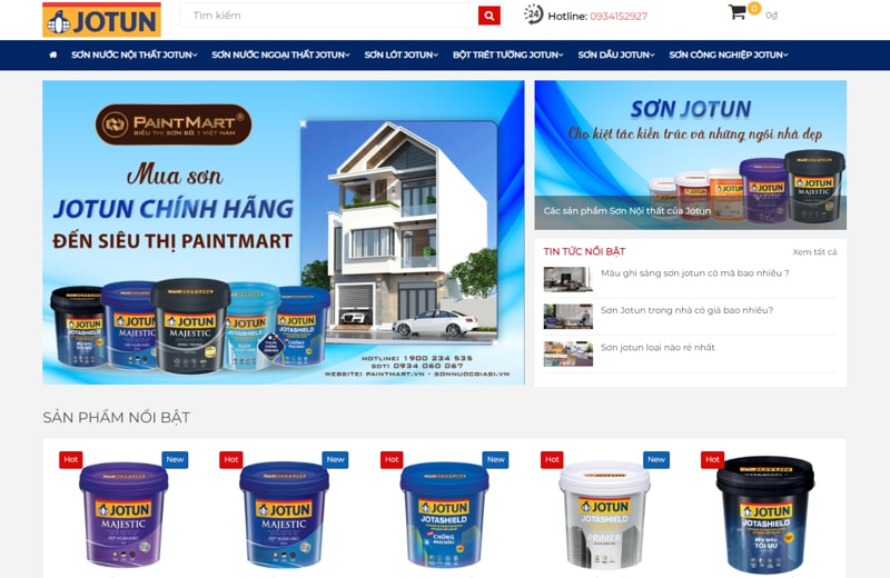 Thiết kế web nhà phân phối Thiết kế web nhà phân phối