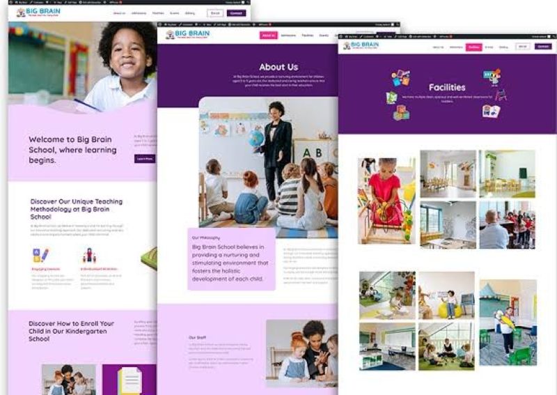 Thiết kế web nhà trẻ Thiết kế web nhà trẻ