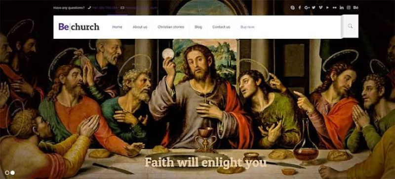 Thiết kế web tôn giáo