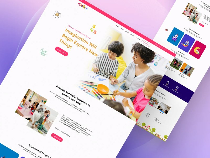 Thiết kế web trường mầm non Thiết kế web trường mầm non