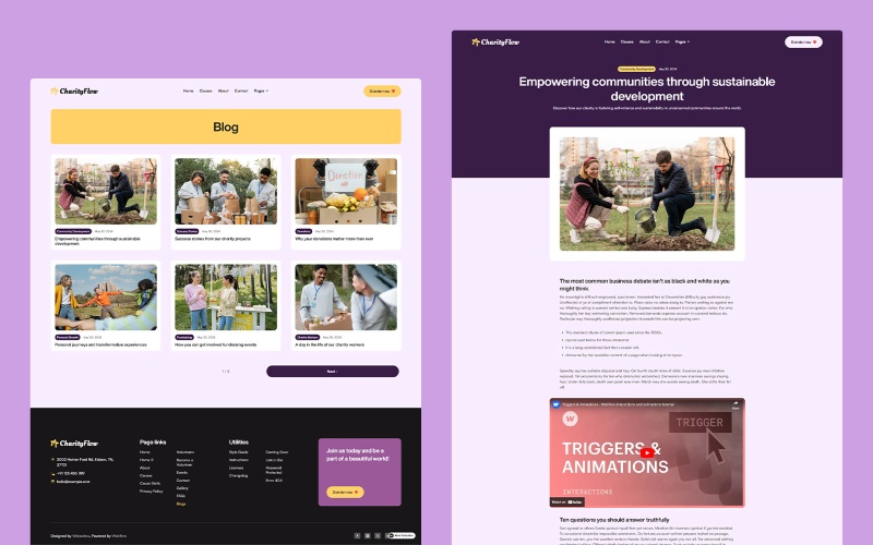 Thiết kế web từ thiện