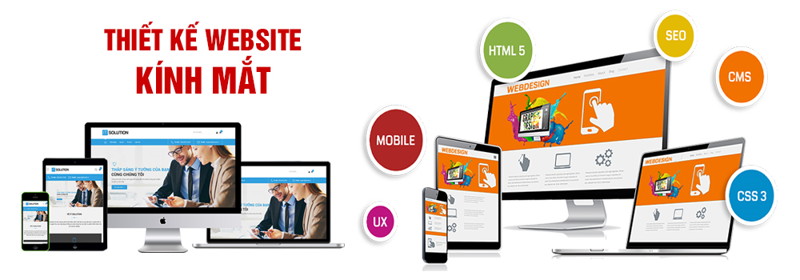 Thiết kế website mắt kính