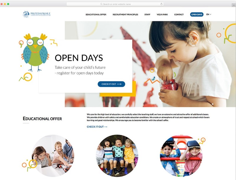 Thiết kế website nhà trẻ Thiết kế website nhà trẻ