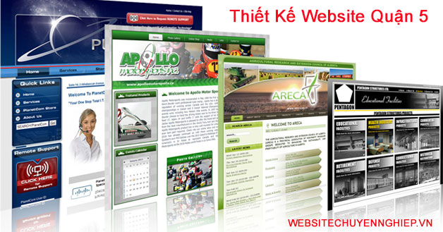 thiết kế website quận 5