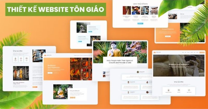 Thiết kế website tôn giáo chuyên nghiệp, chuẩn SEO