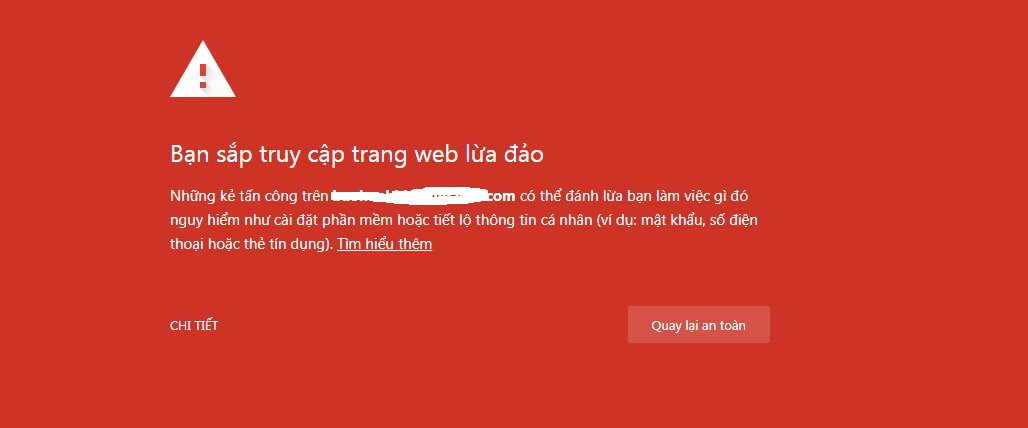 Web bị hack