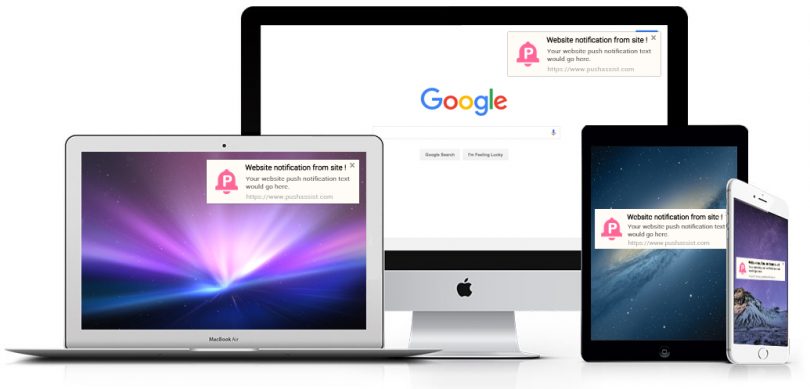 Web push notifications
