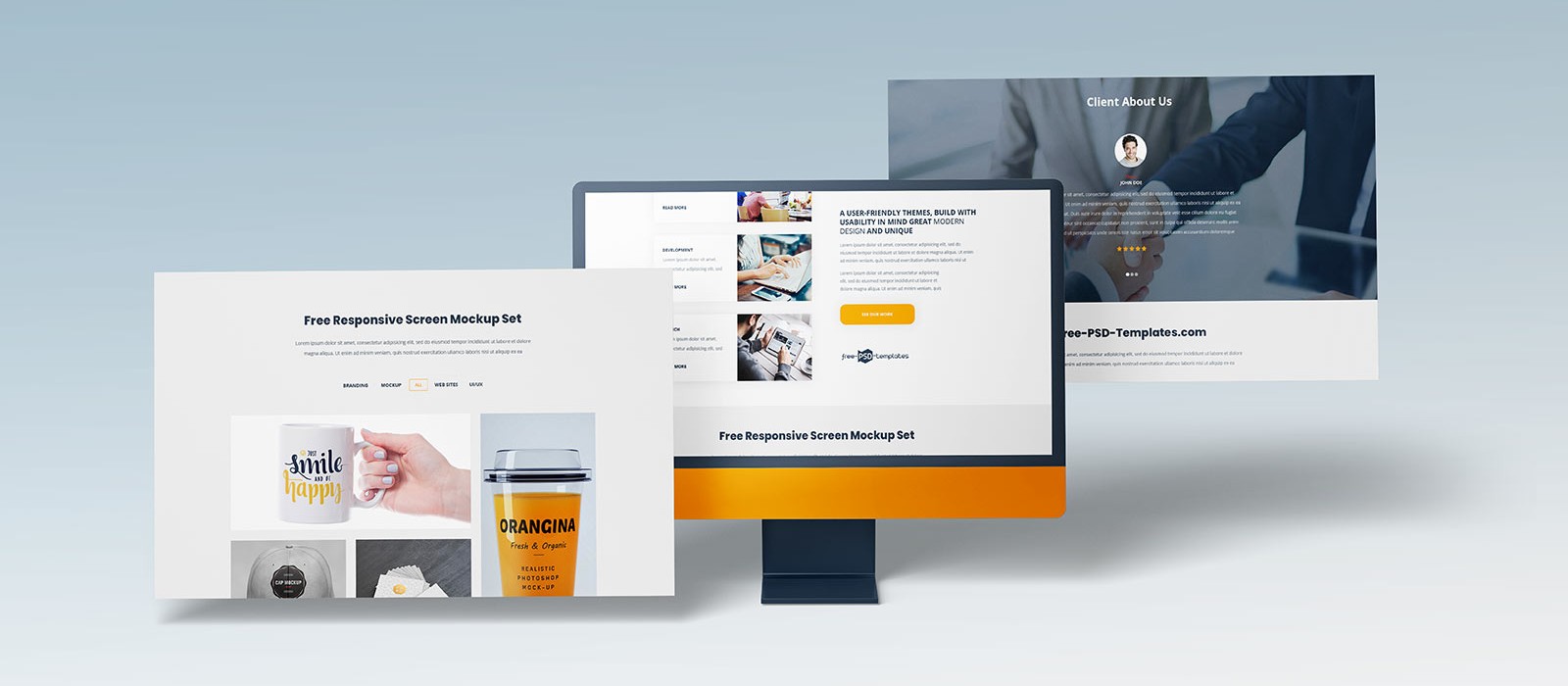 Website mockup Website mockup