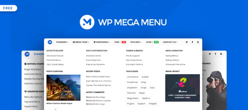 WP Mega menu