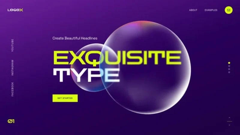 Xu hướng typography web Xu hướng typography web